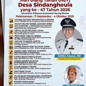 SEMANGAT! AYO RAMAIKAN HUT KE-47 DESA SINDANGHEULA