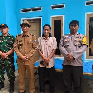 RUMAH KUSNADI WARGA JALUPANG WETAN KINI LAYAK HUNI, PEMDES SINDANGHEULA RESMIKAN BEDAH RUMAH BAZNAS
