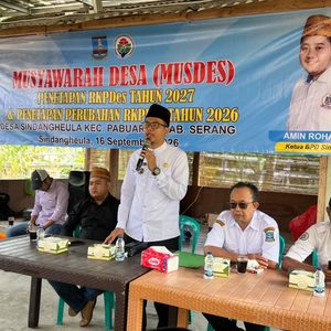 BPD dan Pemdes Sindangheula Gelar Musdes, Tetapkan RKPDes 2027 dan Perubahan RKPDes 2026