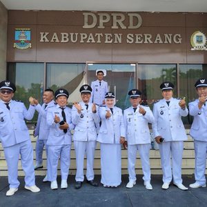 KADES SINDANGHEULA SUHELI HADIRI RAPAT PARIPURNA ISTIMEWA HUT KE-500 KABUPATEN SERANG
